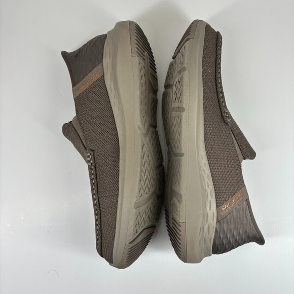 Skechers Parson Ralven Men\'s US 11.5 Taupe Moc Toe Slip-On‎ Casual Comfort Shoes main image 10